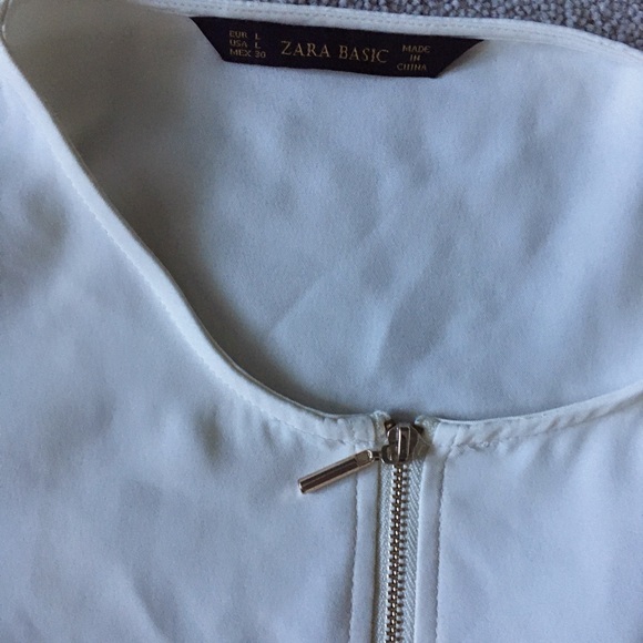 Zara Ivory Tunic Top - Picture 4 of 7